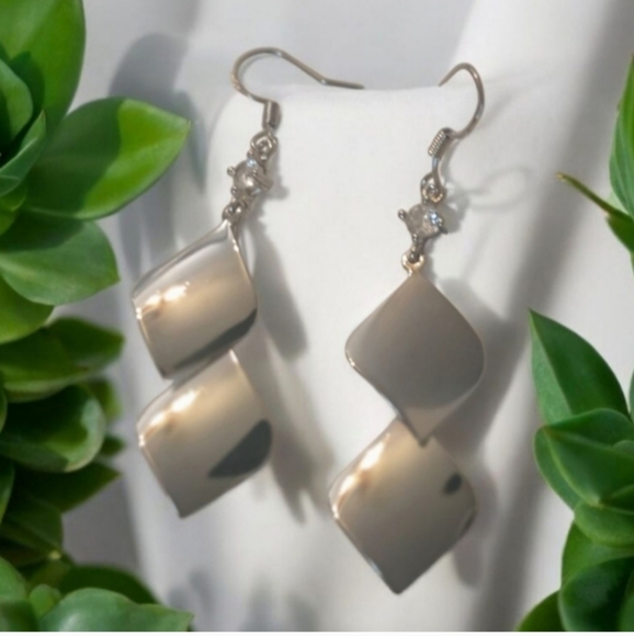 925 Silver Dangle Earrings - Picture 6 of 8